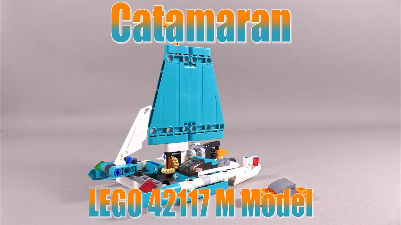Катамаран - LEGO Technic 42117 M Модель с бесплатными инструкциями #42117 #grohl666 #technic #boat