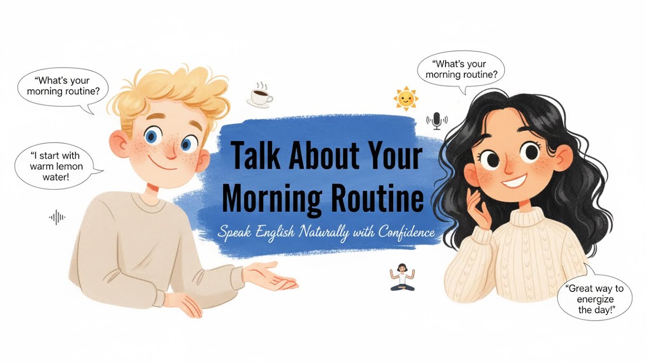 Easy English Morning Routine | Learn Daily English Naturally