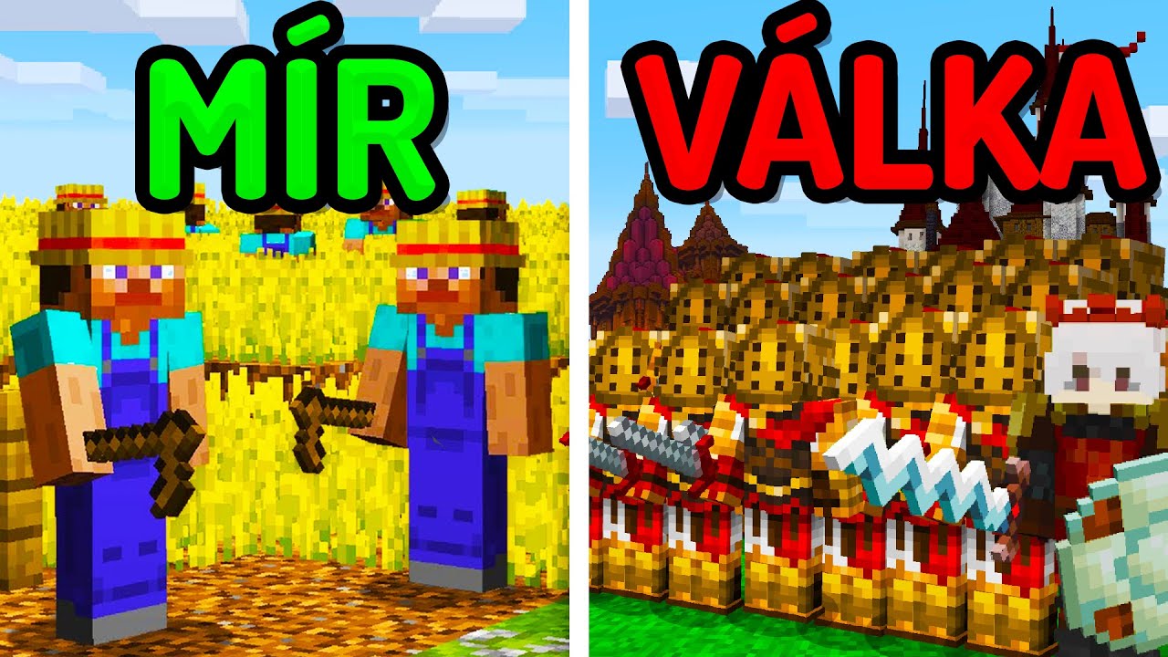 100 Hr&aacute;čů Simuluje B&Aacute;JNOU Civilizaci v Minecraftu