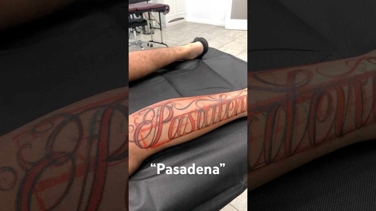 How to tattoo lettering💥💥 #tattoo #tattootimelapse #tattooart