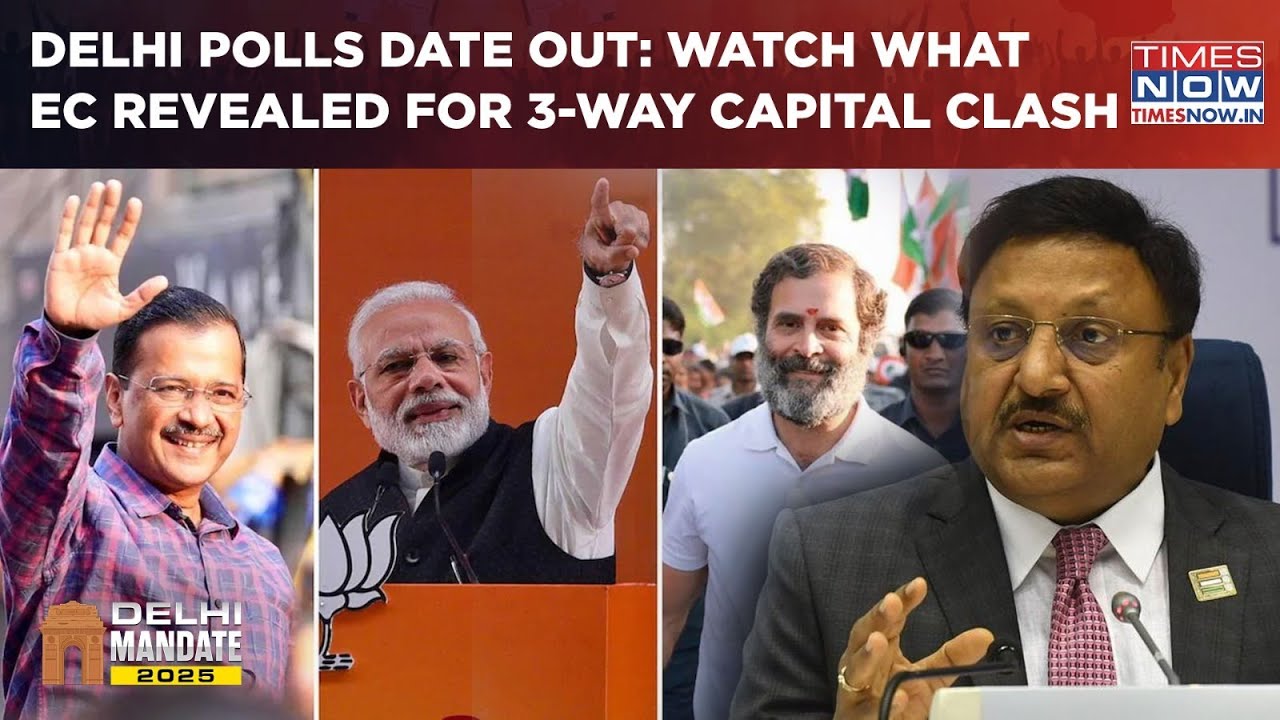 Delhi Election Dates Out: EC Reveals This Before AAP, BJP, Congress Poll Battle | Results On...