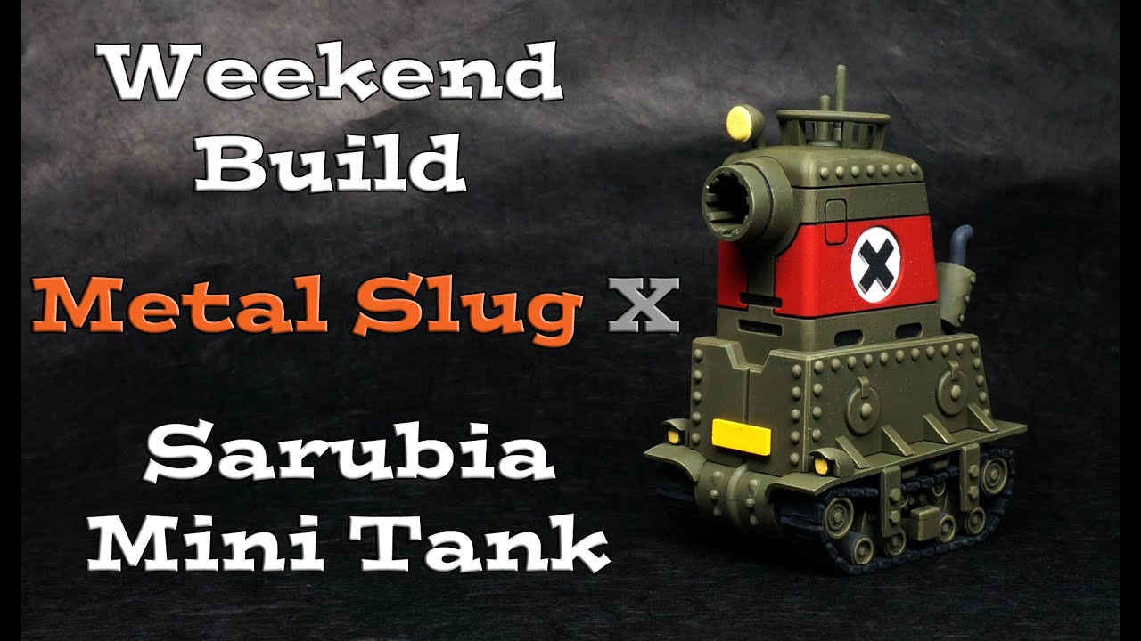 Weekend Build: Metal Slug X Sarubia Tank Model Kit - Basic Model Building