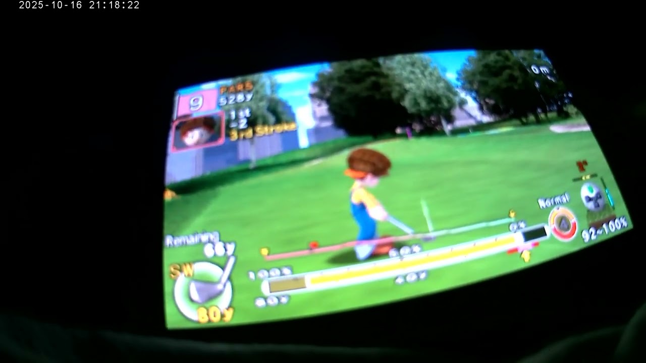 Играю в everybosy's golf на PSP версии часть 2