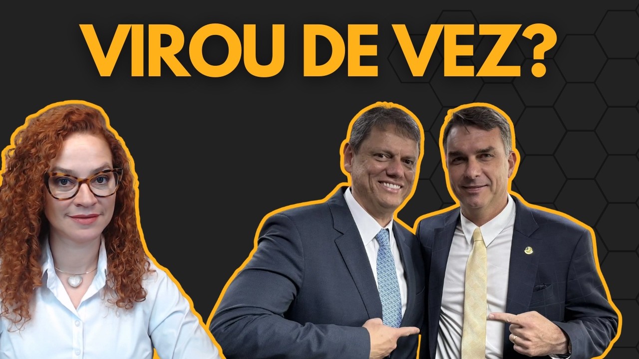 O JOGO VIROU: Flávio passa Lula e Tarcísio assume apoio