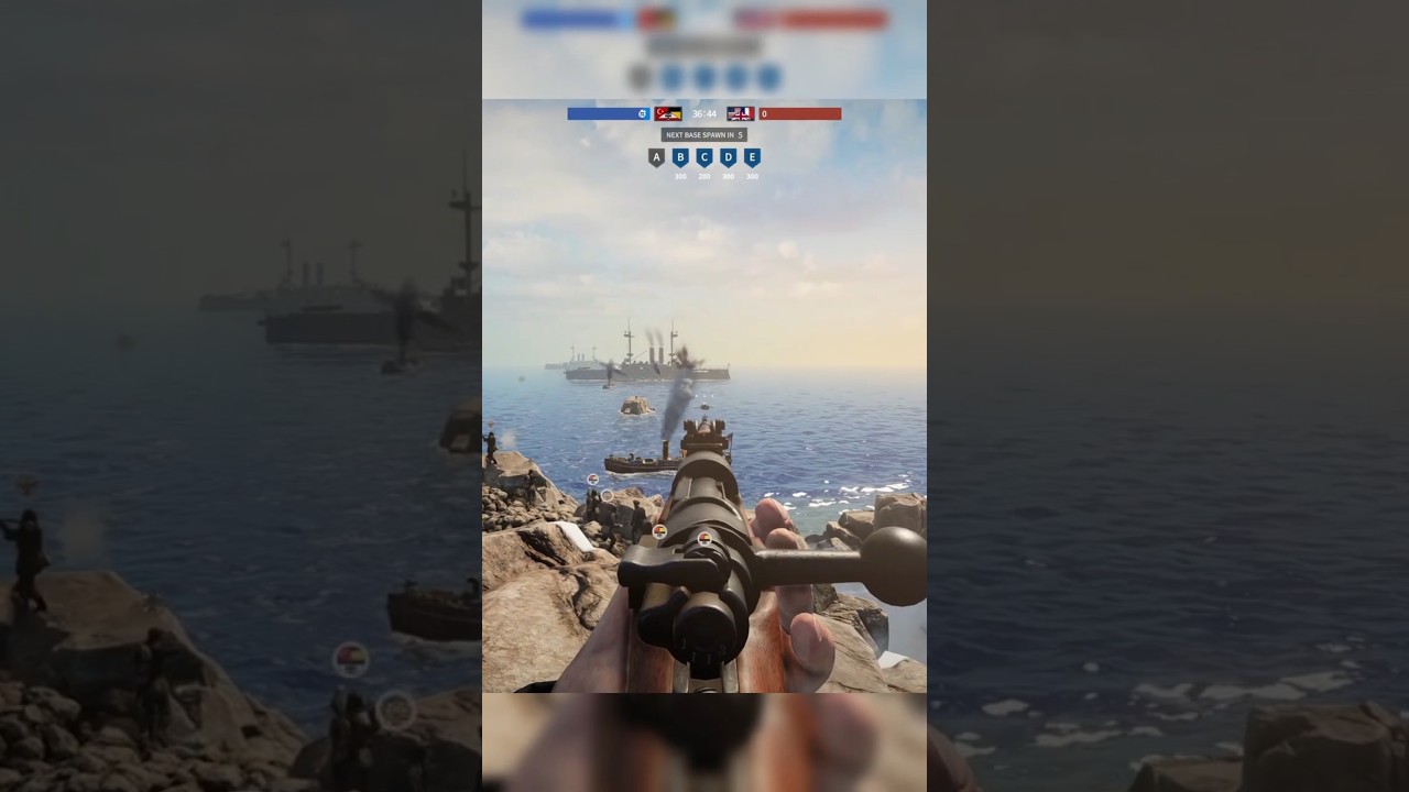 1 bullet 5 kills 👌 #holdfast #ww1 #naval  #gameplay #shorts #edit