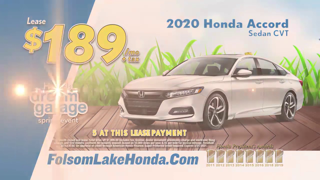 Honda Dream Garage Event is on at Folsom Lake Honda