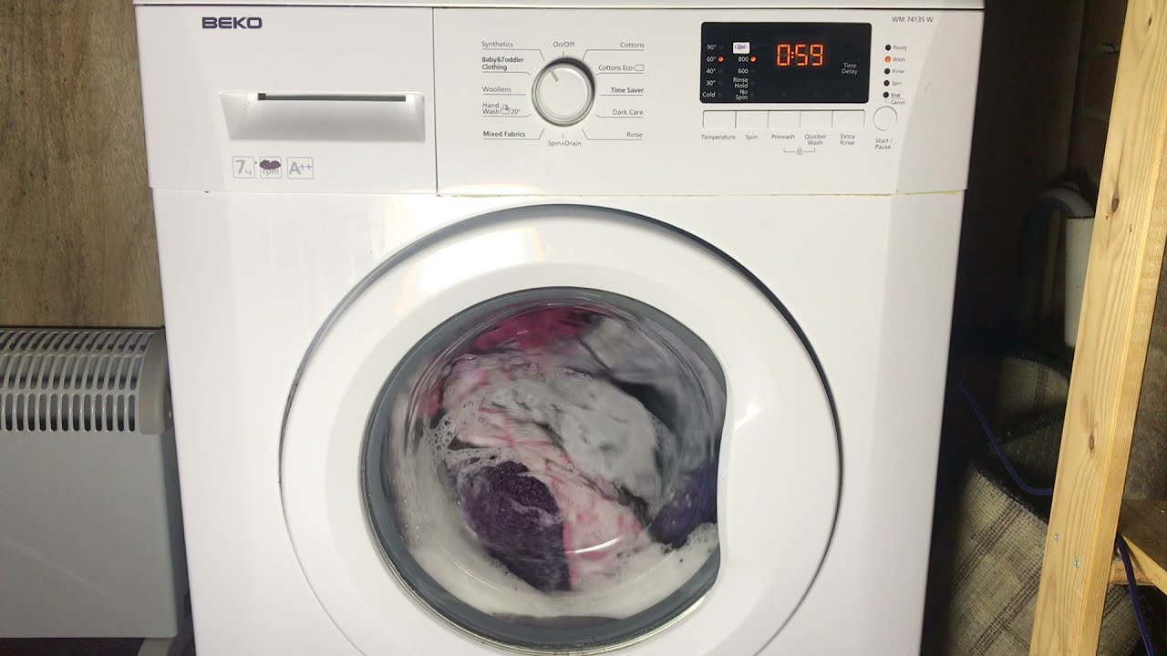 beko WM74135W - synthetic 60