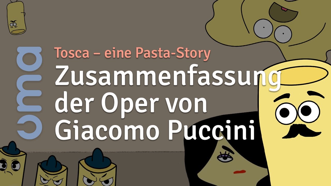 Tosca – eine Pasta-Story (Zusammenfassung der Oper von Giacomo Puccini)