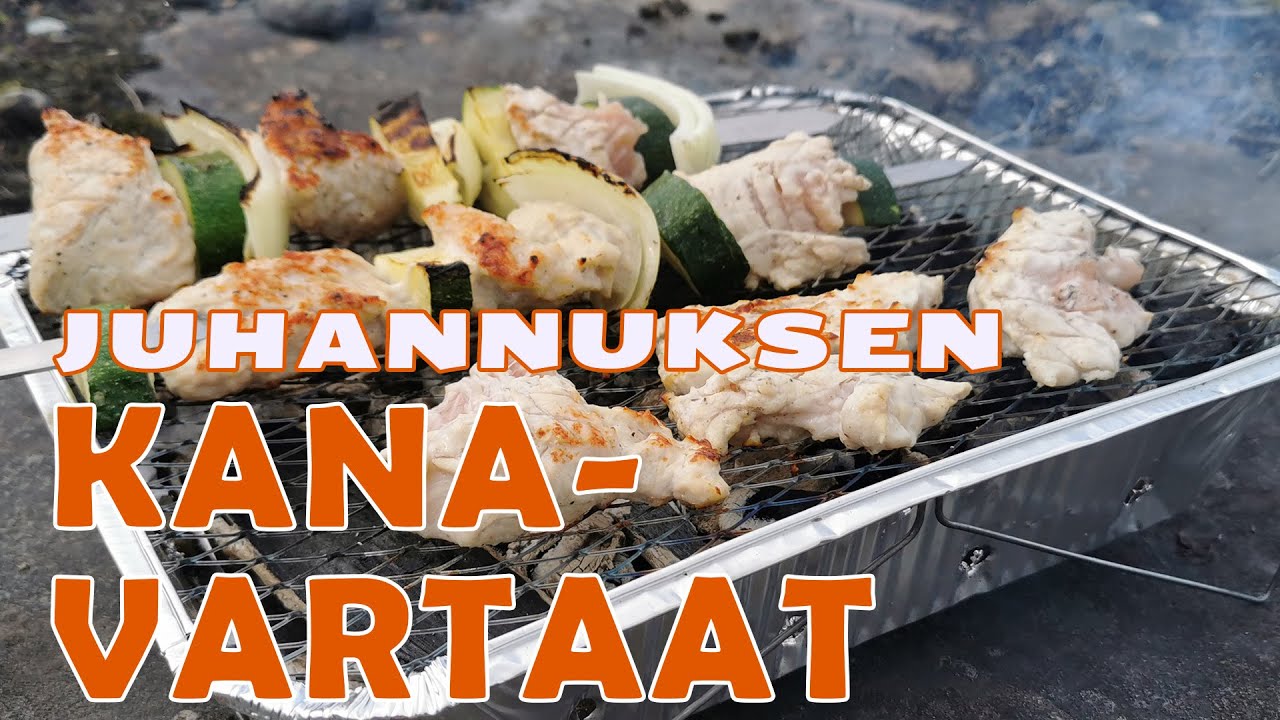 Kanavartaat kertak&auml;ytt&ouml;grilliss&auml; J&auml;&auml;meren rannalla!