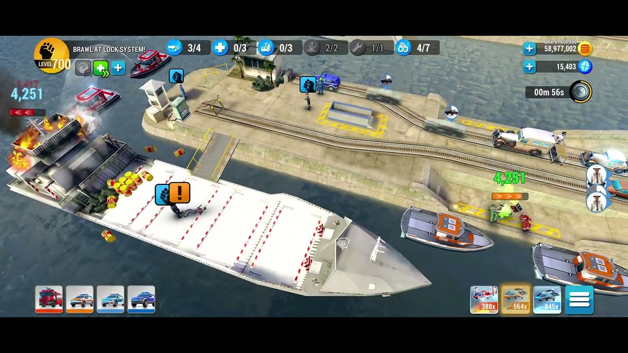 EMHQ Gameplay - Brawl at lock system! #emergencyhq