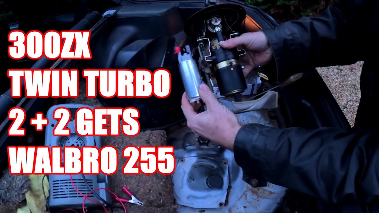 HOW TO FIT A WALBRO 255 IN TANK FUEL PUMP IN A NISSAN 300ZX TWIN TURBO 2+2