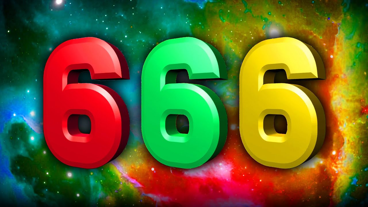 Numbers 1-1000 (Colorful 3D)