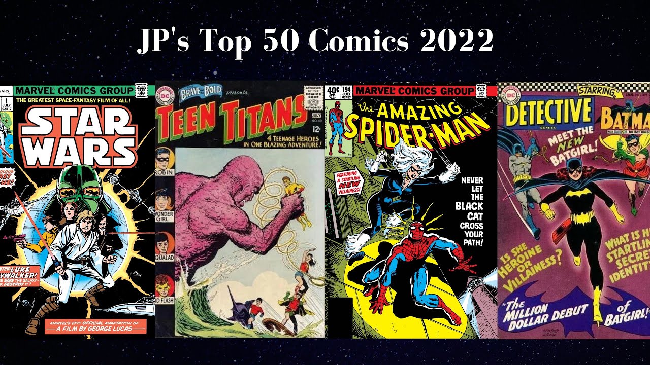 The Top 50 Comics in JP's Collection 2022