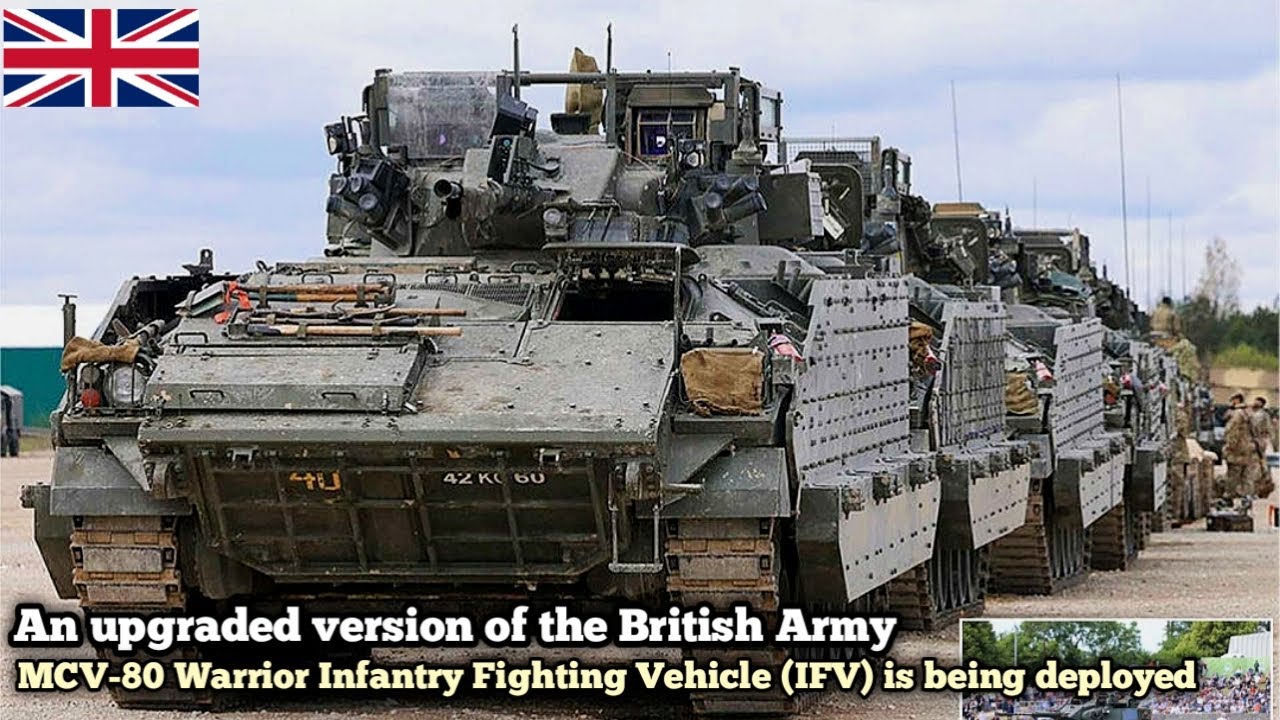 British Army deploys new version of armoured Warrior IFV to counter evolving threats