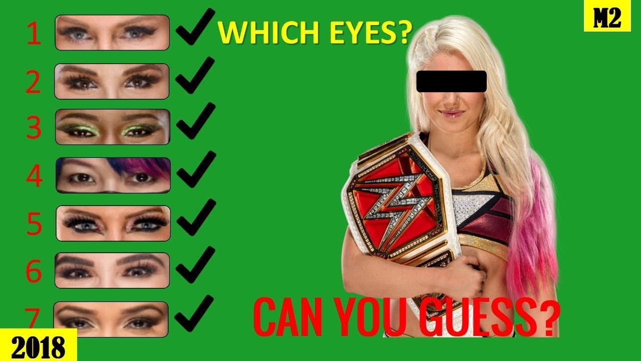 Can You Guess Which WWE DIVAS EYES? [HD]