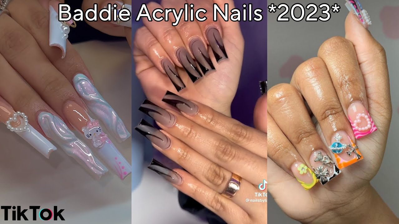 💕Trendy Baddie Acrylic Nails💕 *JUICY storytime*