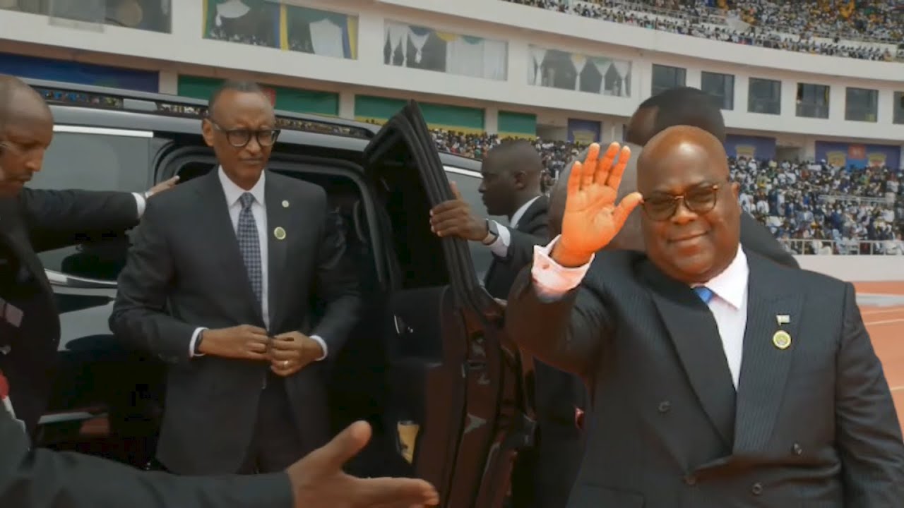 VIDEO Yose H.E PAUL KAGAME Yakiriwe Mucyubahiro Kidasanzwe Imbere ya KISEKEDI Na NEVA Nabandi#GABON