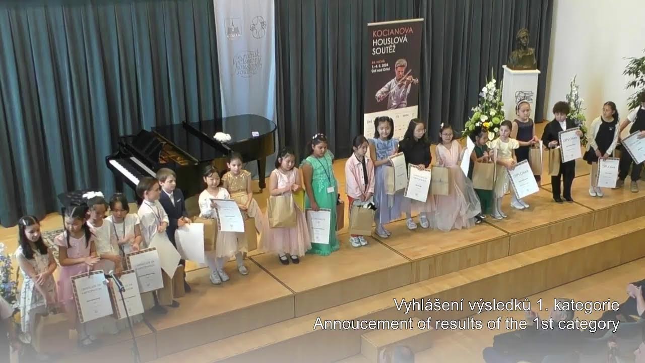 66. ročník Kocianovy houslové soutěže 2.5. 2024 - 66th Kocian Violin Competition