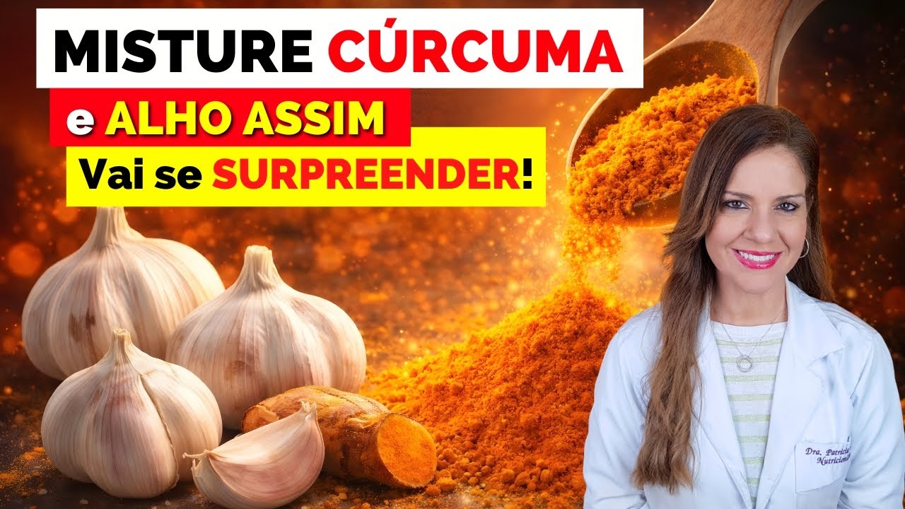 CÚRCUMA + ALHO: Use ASSIM - Vai se SURPREENDER! (A mais poderosa!)