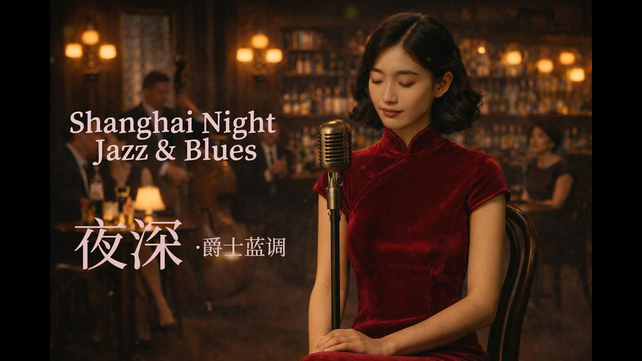 红绒爵色・ 夜深低语｜Red Velvet Night · Quiet Background Shanghai Night Jazz & Blues | 红绒爵色｜1920s上海爵士馆