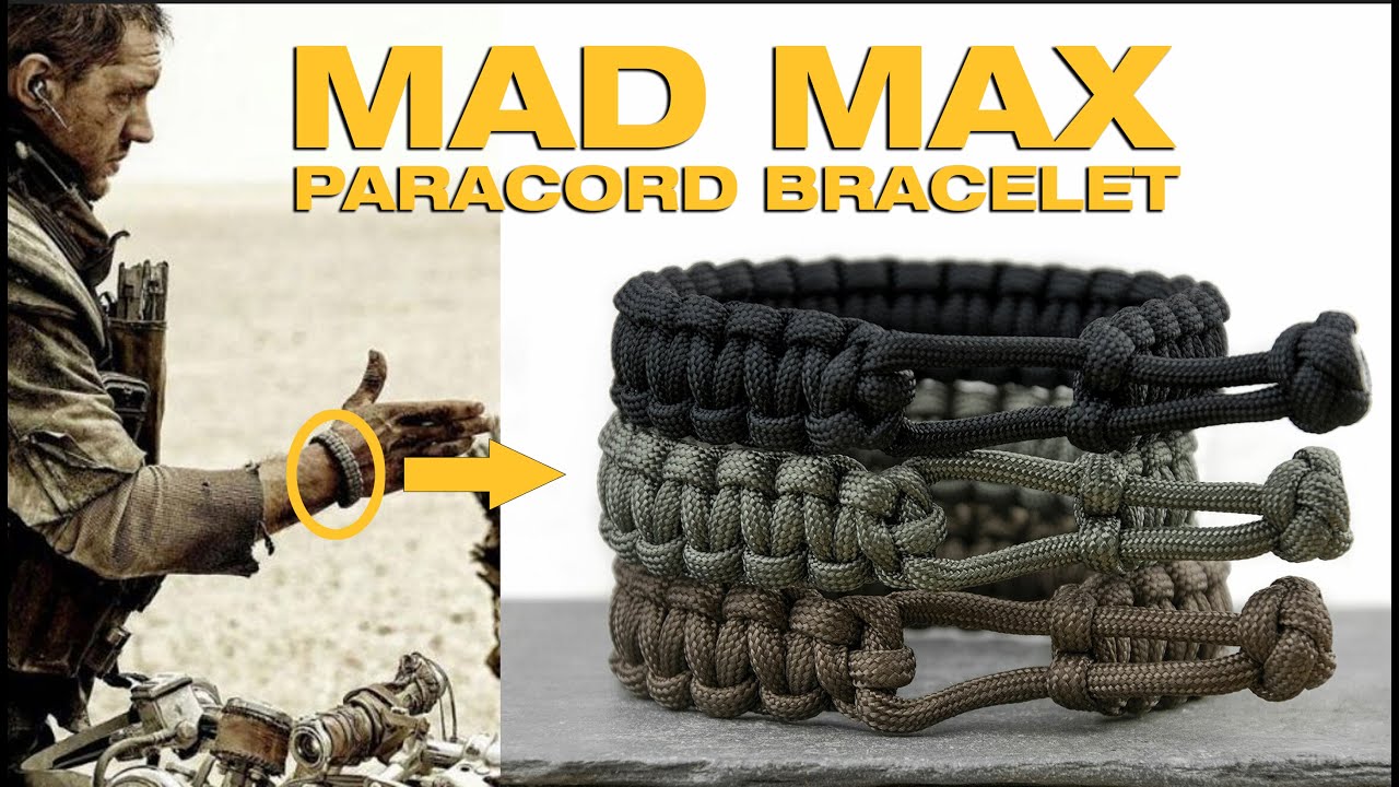 How To Make A Mad Max Style Paracord Survival Bracelet: FASTEST and EASIEST way