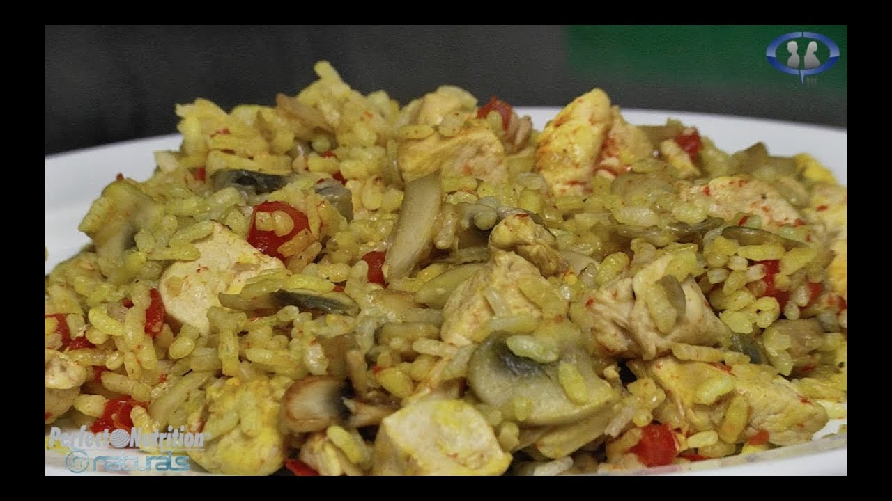 Arroz salteado con champiñones y pechuga de pollo. CPTV. Programa 206
