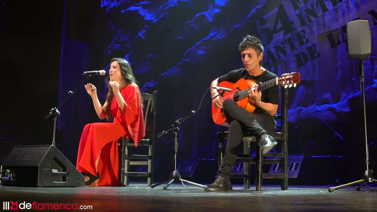 Lidia Rodríguez en las Semifinales del Cante de las Minas