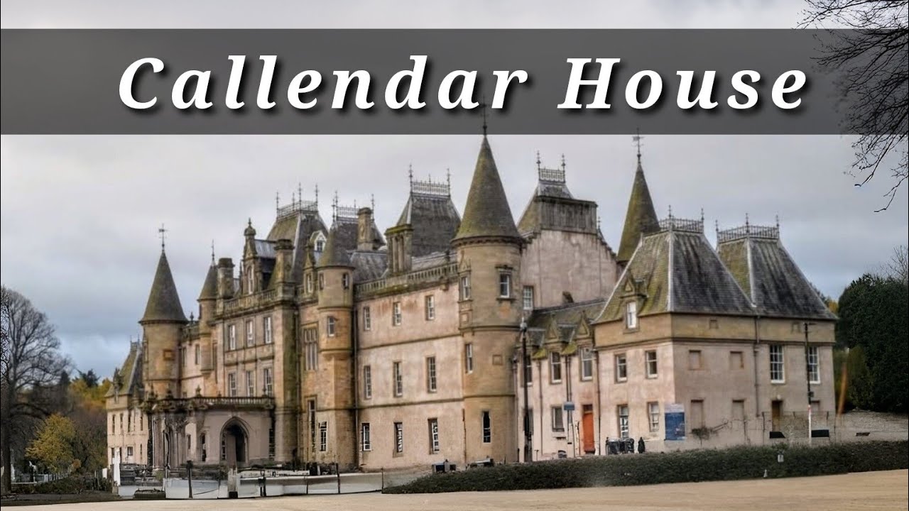 Callendar House - One of Scotland's Historical Buildings | Drone - DJI Mini 4K