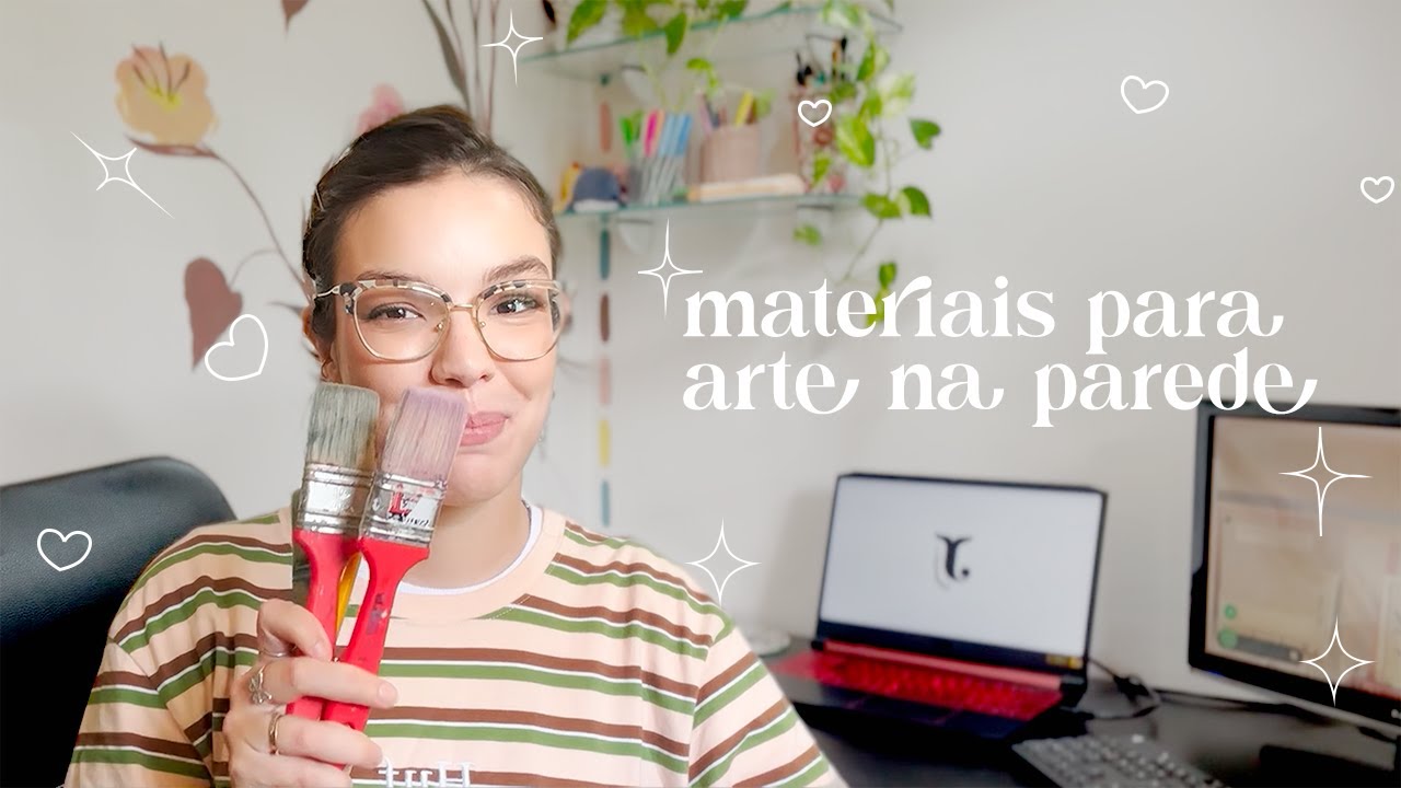 TODOS os materiais que você precisa para fazer uma arte na parede!!