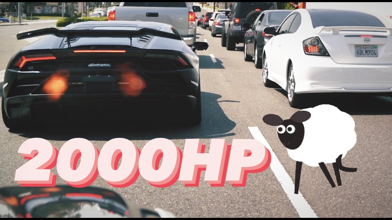 Taking Delivery of My Twin-Turbo LAMBORGHINI at Sheepey Race Headquarters!!(Pulls,Flames,Low Boost)