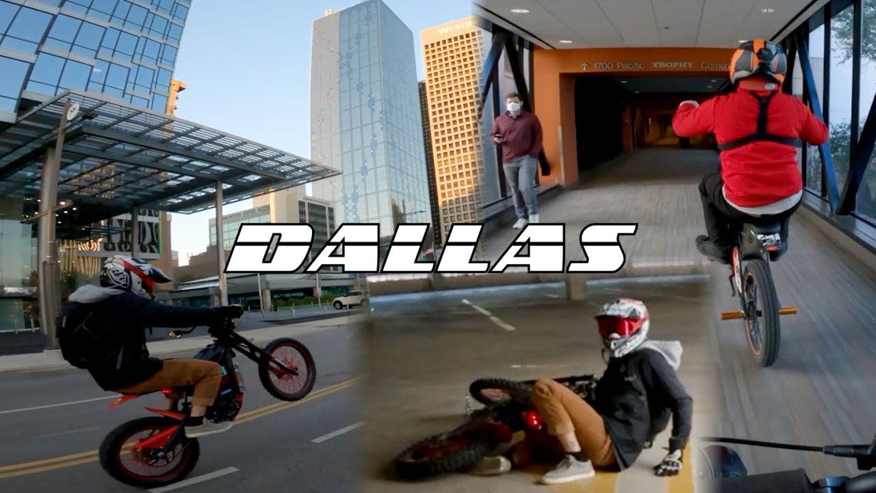 Exploring Dallas on Electric Dirt Bikes