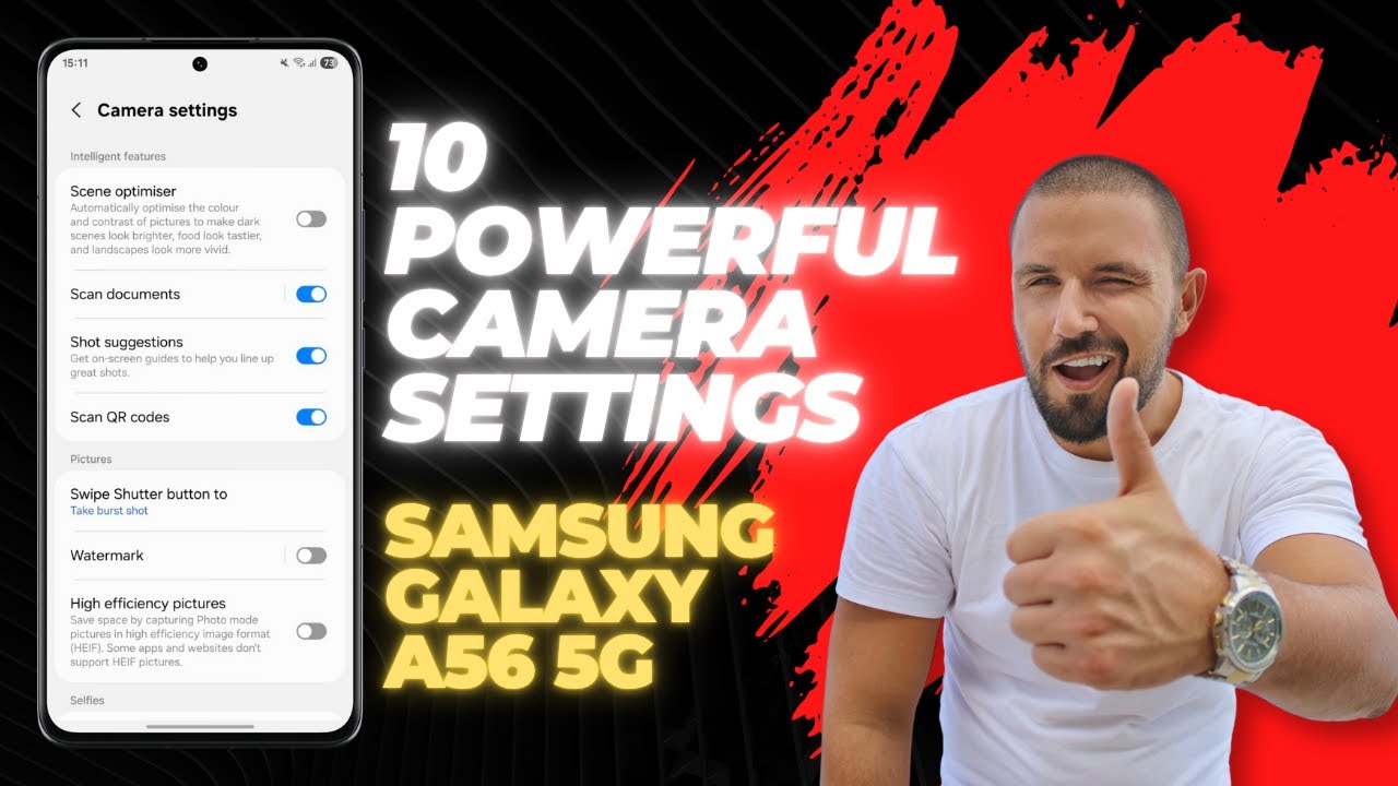 10 Powerful Camera Settings on Samsung Galaxy A56 5G You Must Try!