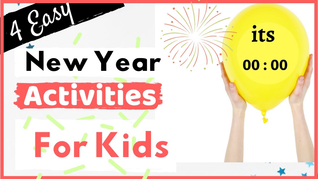 New year activities for Preschoolers | Party ideas for toddlers #toddleractivities, #newyear