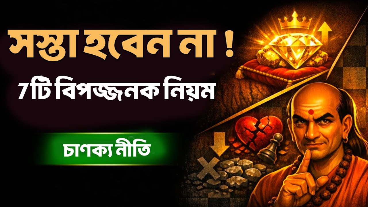 সস্তা হবেন না! 7টি বিপজ্জনক নিয়ম | Bengali Motivational Video By Acharya Chanakya