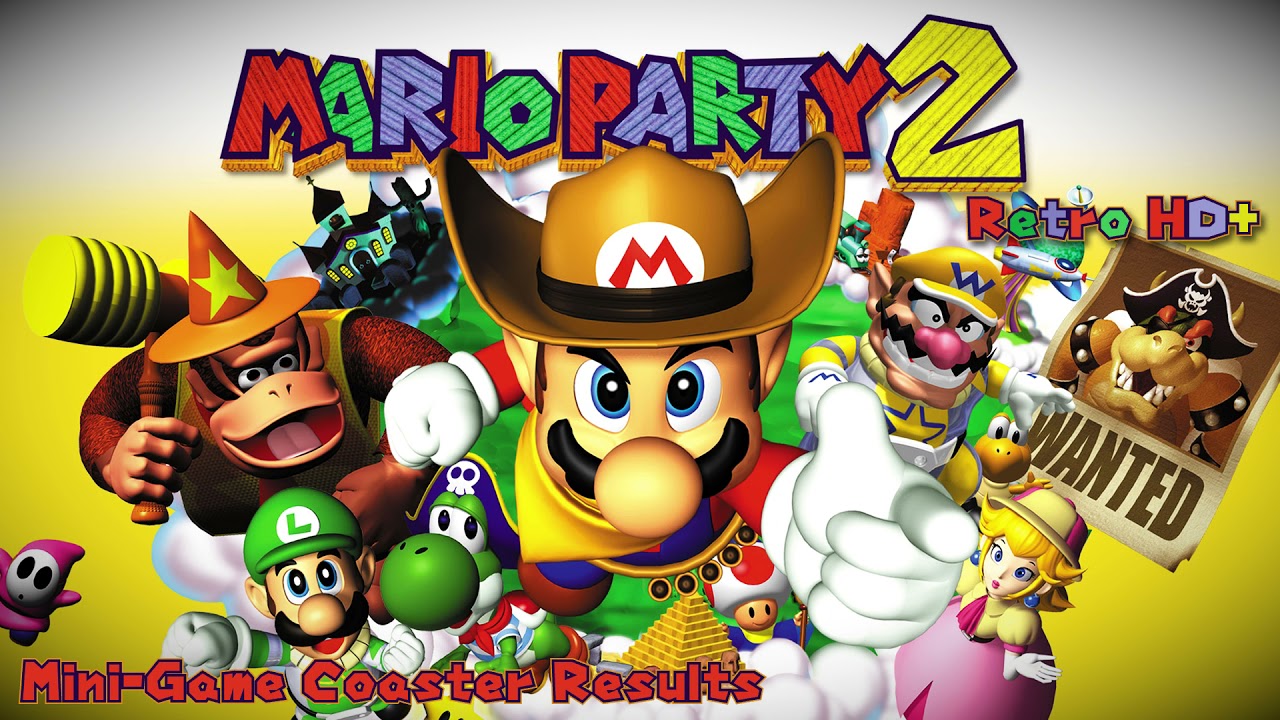 Mario Party 2: Mini-Game Coaster Results HD