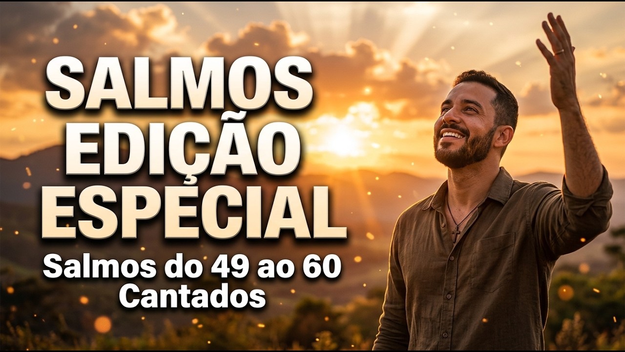 OUÇA AGORA 🙏 SALMOS CANTADO DO 49 ao 60 - Edição Especial
