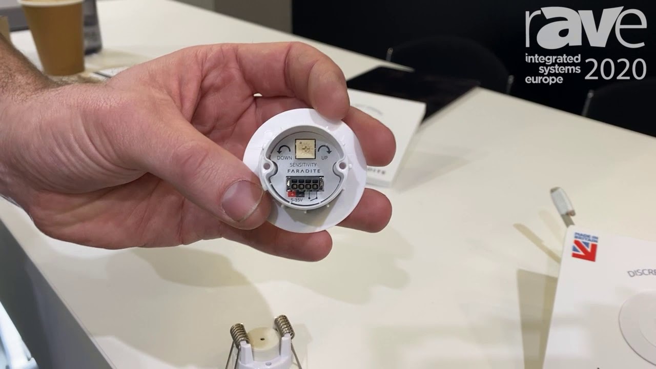 ISE 2020: Faradite Shows IP67 Version of Volt-Free Motion Sensor 360 for Lighting Control Systems