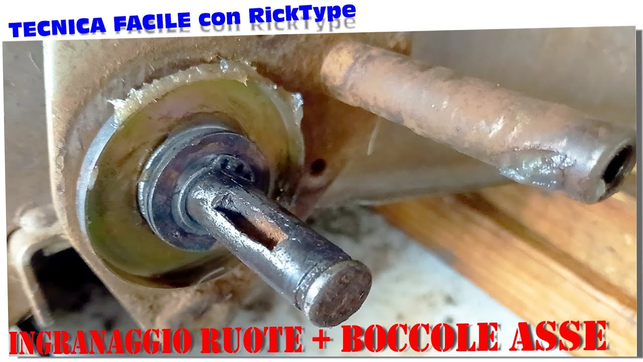 Trazione rasaerba IZY ingranaggi e boccole asse come rimediare