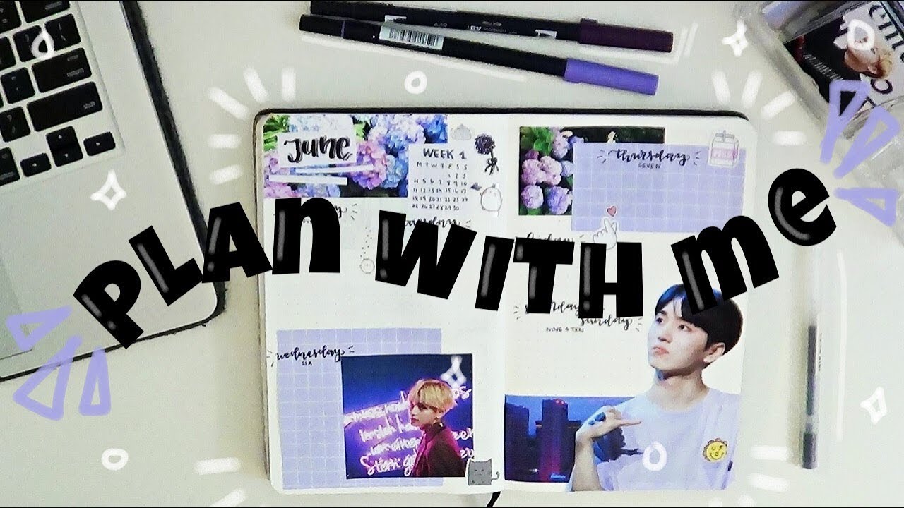 Plan With Me June 2018! || Kpop Bullet Journal