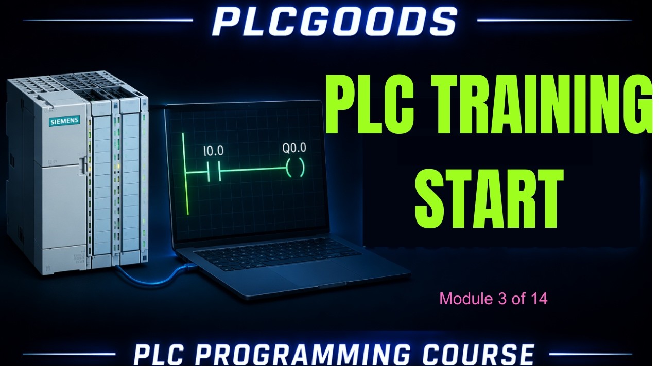 SIEMENS TIA PORTAL S7-1200 PLC programming - 55 minutes course Part 3 of 14
