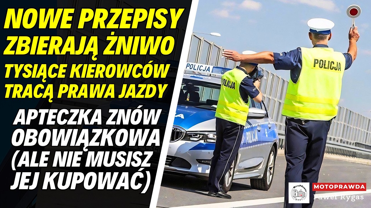 Tysiące kierowc&oacute;w straciło prawa jazdy. Tak działają nowe przepisy