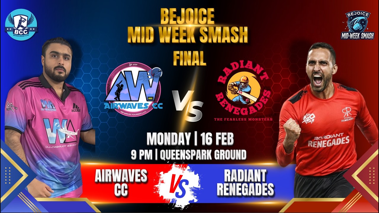 16-Feb-26 Radiant Renegades Vs Air Waves Tourism CC