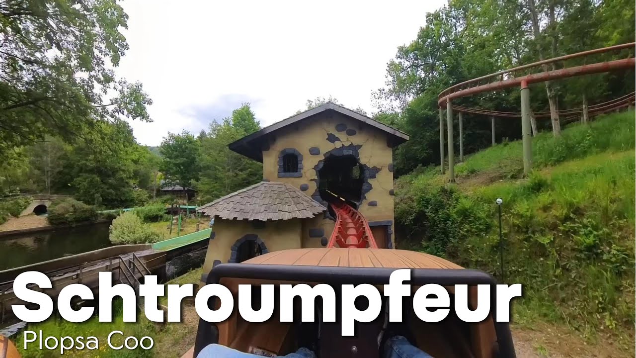 Schtroumpfeur - La Monta&ntilde;a Rusa de Los Pitufos en Plopsa Coo