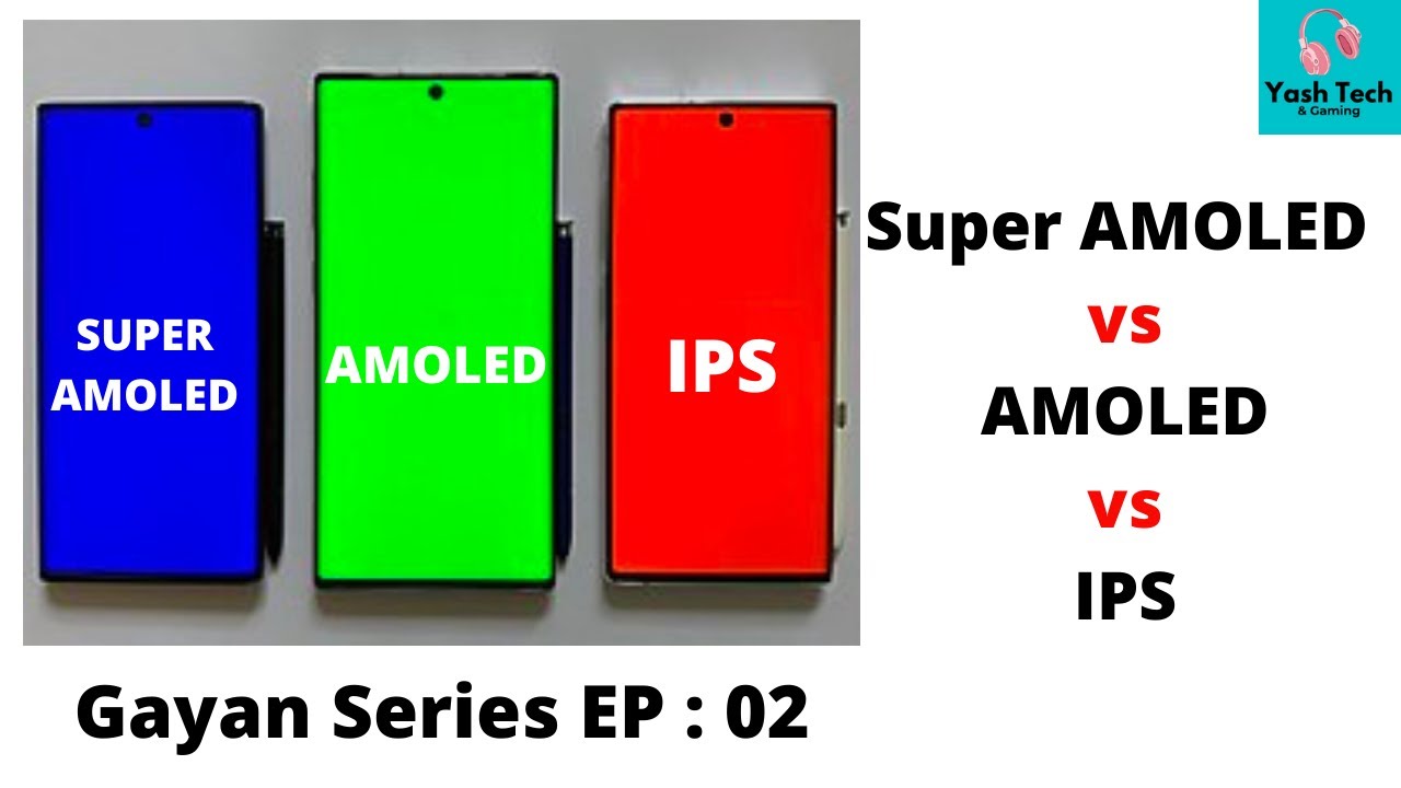 Super AMOLED vs AMOLED vs IPS | Gayan Series EP 02