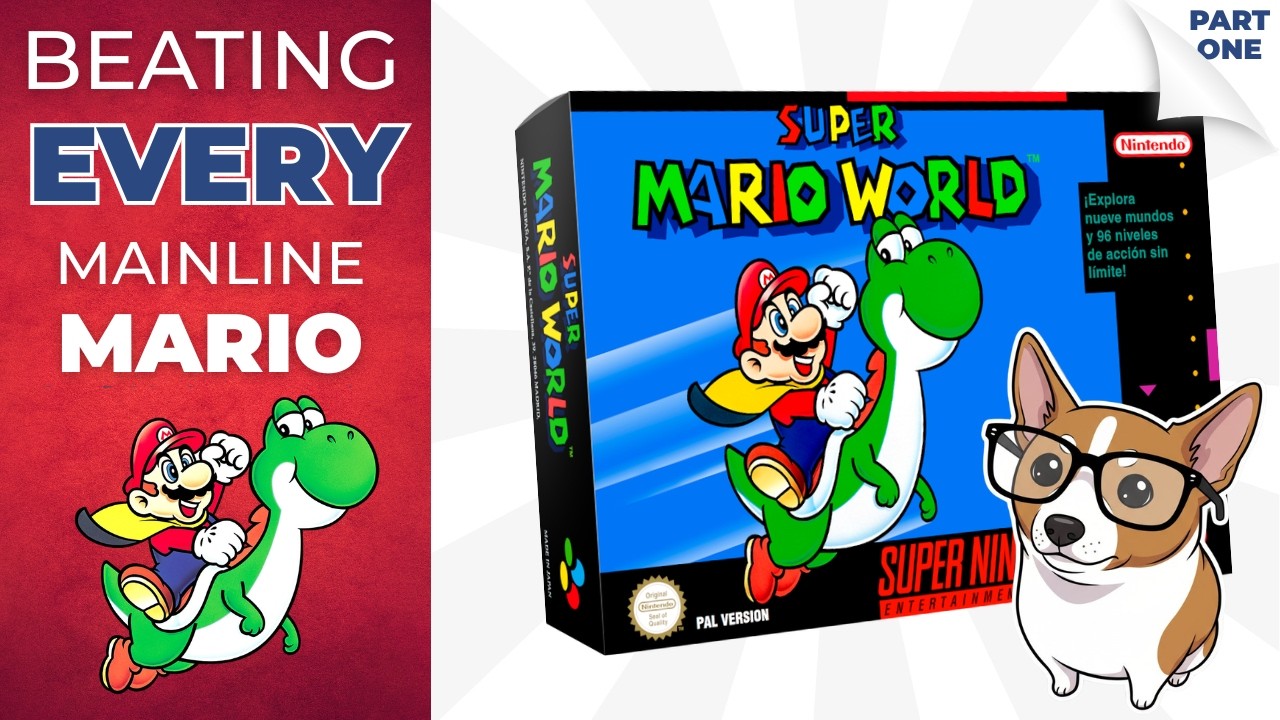Beating EVERY Mainline Mario: Super Mario World (7/21) | SNES | Part 1