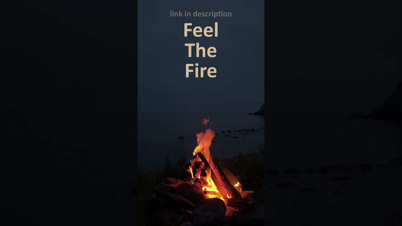 Почувствуй Огонь - Потрескивающий Костер + Сверчки (АСМР) 