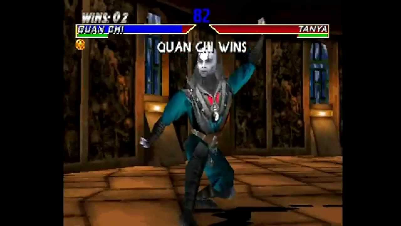 Mortal Kombat 4 (PlayStation) Arcade as Quan Chi