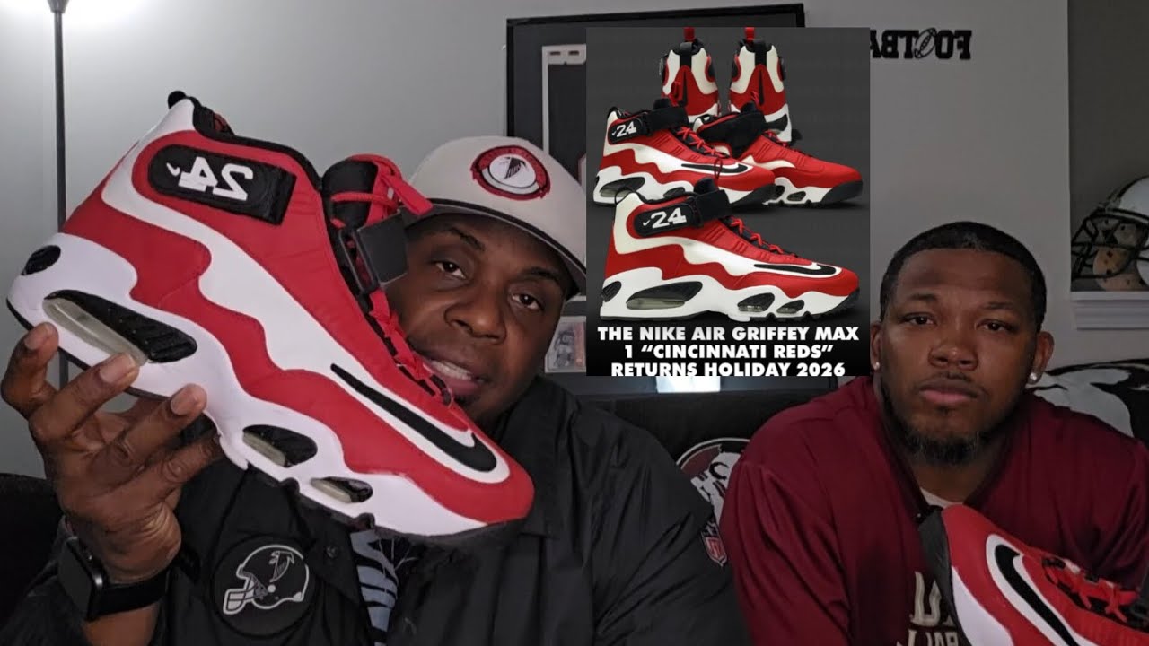 Sneaker Talk: Nike Air Griffey Max 1 Cincinnati Reds Return & More #sneakerhead #sneakernews 