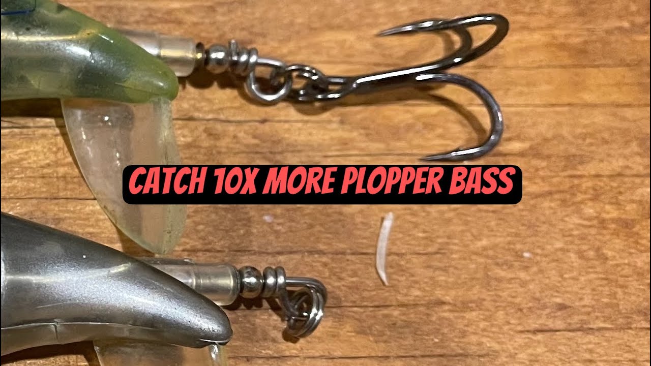 My Secret Whopper Plopper Modification…(Will Catch/Land 50% More Bass