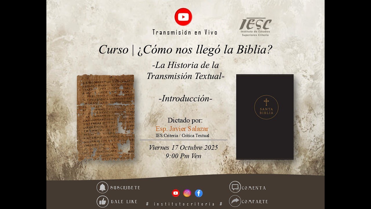 Cómo nos llegó la Biblia